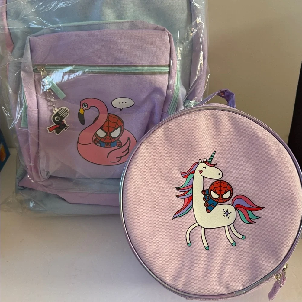 New Yoobi x Marvel Bagpack with Lunch Box